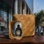 3D Printed Wood Waste and Japanese Joinery Create Innovative Pavilion